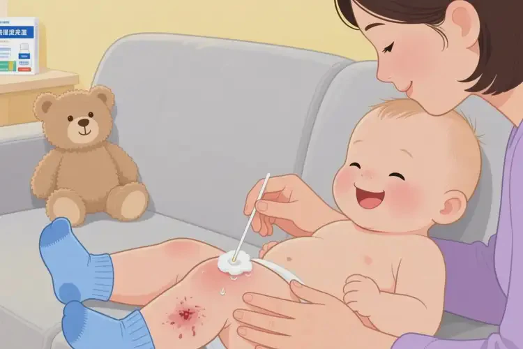嬰幼兒小腿容易長(zhǎng)濕疹可以治好嗎(圖2)