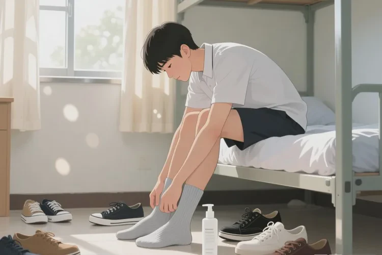 大學生腳上起濕疹能靠自己自愈嗎(圖1)