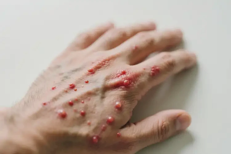 男人手上出現(xiàn)濕疹可不可以根治(圖4)