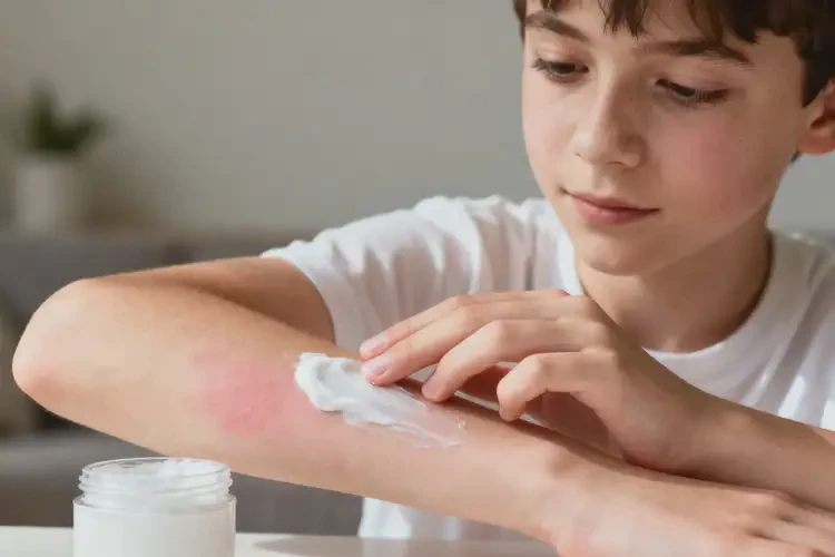 青少年手臂上偶爾起濕疹可不可以根治(圖1)