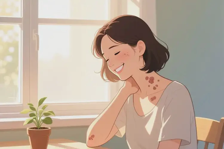 女性脖子上偶尔起湿疹可以治好吗(图3)