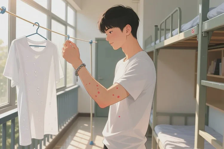 大學(xué)生手臂偶爾起濕疹能靠自己自愈嗎(圖2)