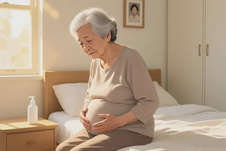 老年人肚子上容易起湿疹能靠自己自愈吗(图1)