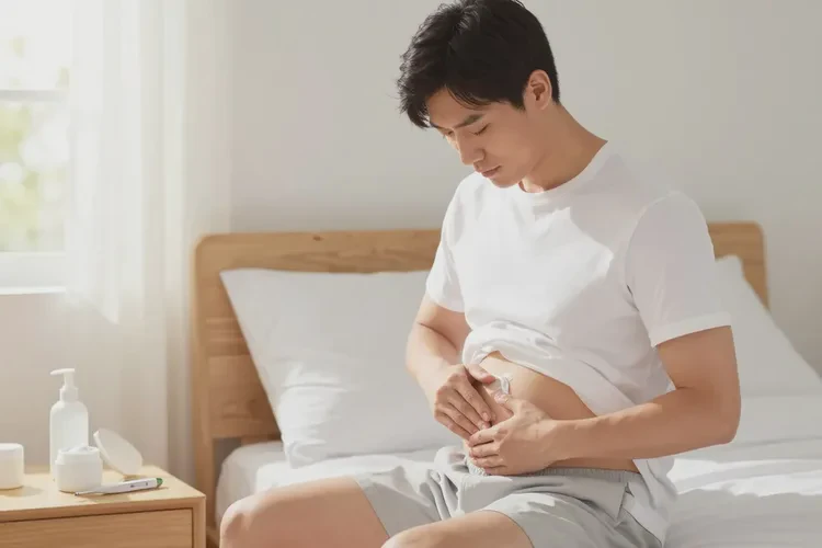 男人肚子上有湿疹能靠自己自愈吗(图2)