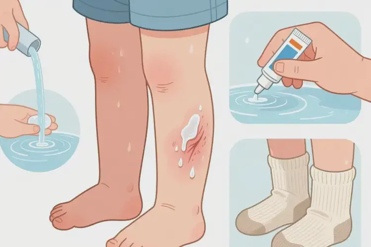 兒童小腿上出現(xiàn)濕疹可以治好嗎(圖3)