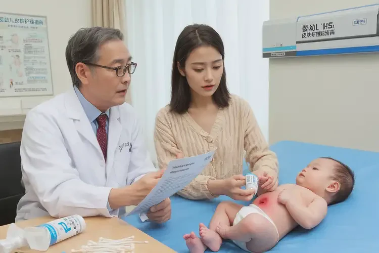 新生兒肚子上經(jīng)常長濕疹可不可以根治(圖2)