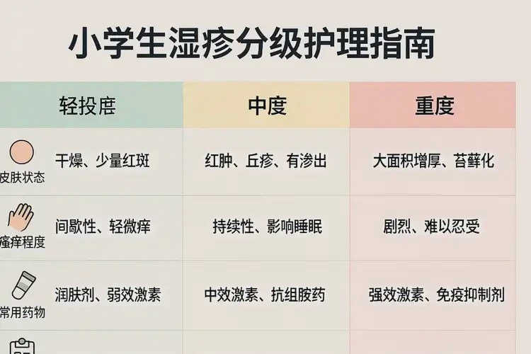 小學(xué)生全身偶爾起濕疹可以治好嗎(圖1)