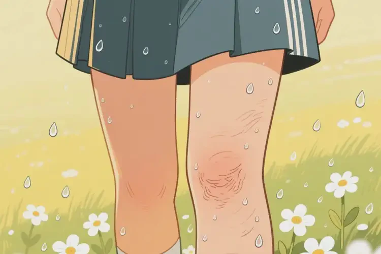 中學(xué)生大腿上偶爾起濕疹可以治好嗎(圖3)