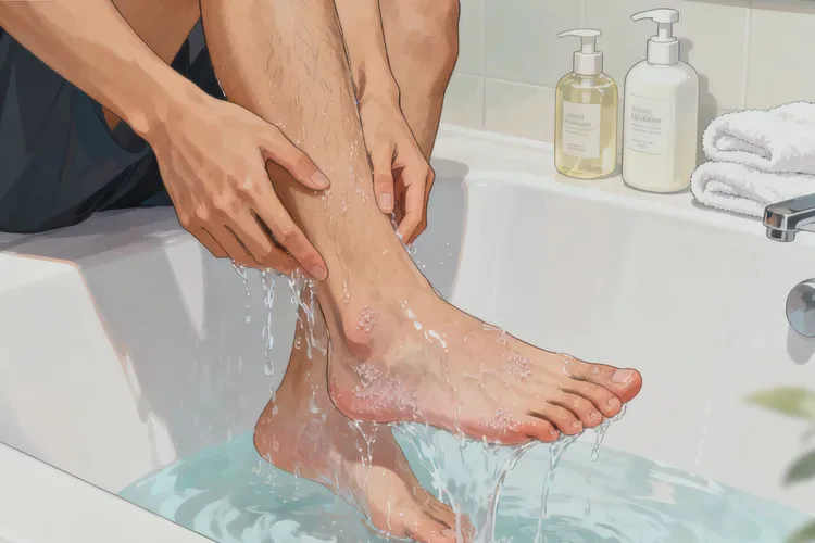 男人腳上有濕疹能靠自己自愈嗎(圖2)