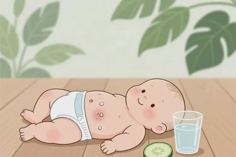 小兒肚子偶爾起濕疹可以治好嗎(圖2)