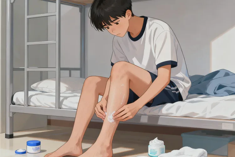 大學(xué)生小腿起濕疹能靠自己自愈嗎(圖1)