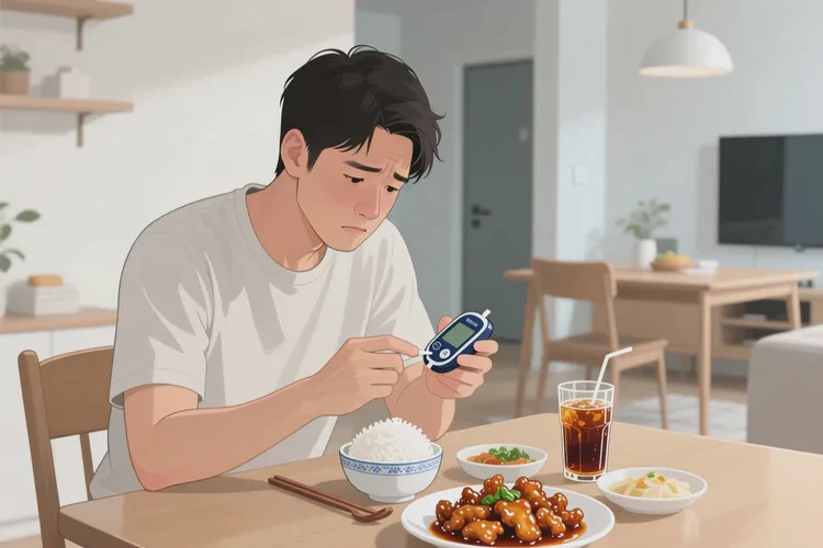 28歲中餐血糖20.5是怎么回事(圖1)