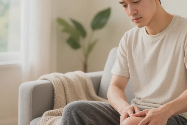 男人小腿容易起濕疹能靠自己自愈嗎(圖1)