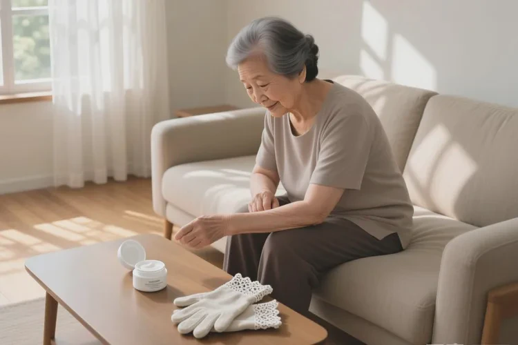 高齡老人手臂偶爾起濕疹能靠自己自愈嗎(圖1)