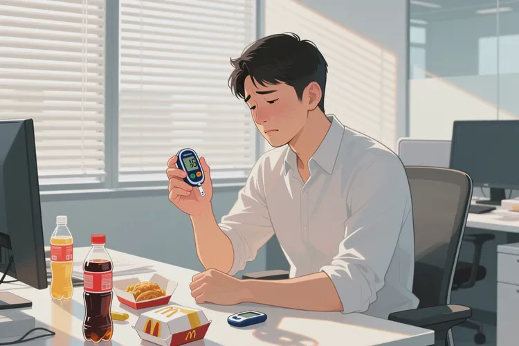 27歲下午血糖12點(diǎn)2是怎么回事(圖1)