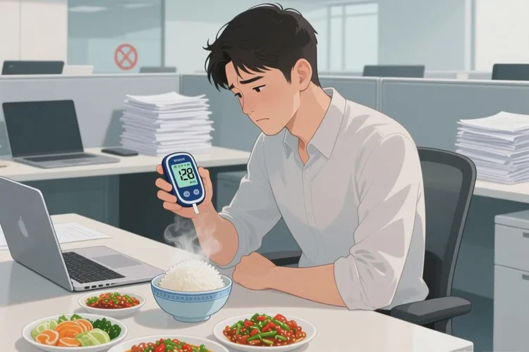 28歲中餐血糖16.6是怎么回事(圖1)