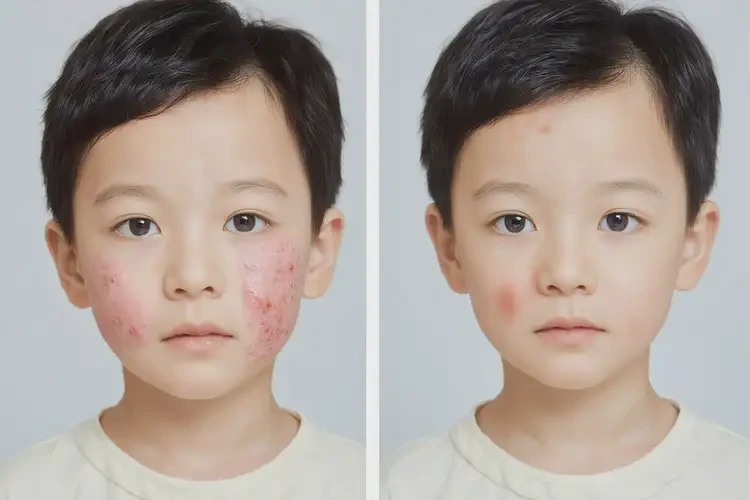 少兒面部經(jīng)常起濕疹可以治好嗎(圖4)