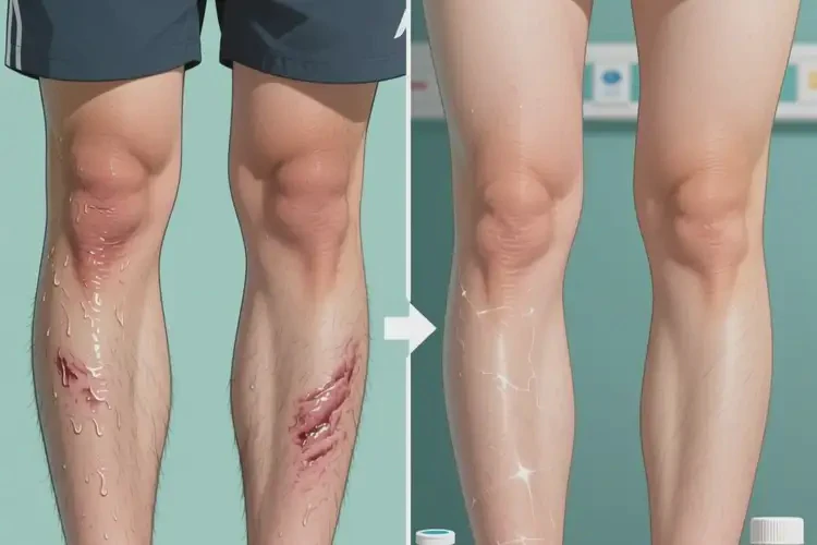 青年人小腿上容易長(zhǎng)濕疹可以治好嗎(圖1)