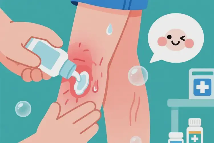 少兒大腿出濕疹可以治好嗎(圖1)