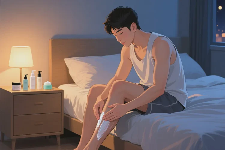 男人小腿上起濕疹能靠自己自愈嗎(圖2)