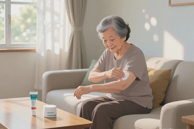 老人手臂上經(jīng)常長濕疹可以治愈嗎(圖1)