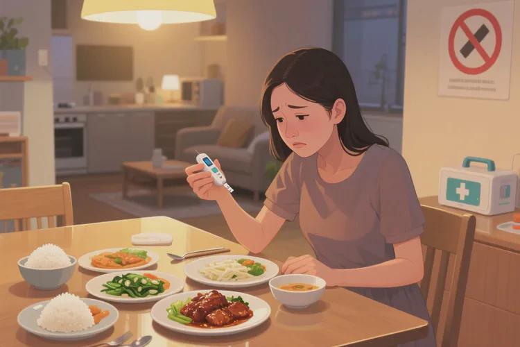 28歲晚餐血糖23.3是怎么回事(圖1)