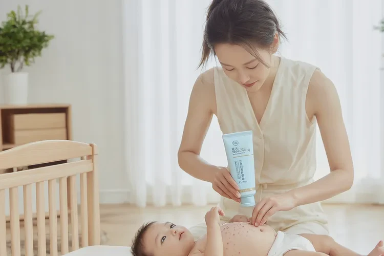 嬰幼兒肚子偶爾起濕疹可以治愈嗎(圖1)