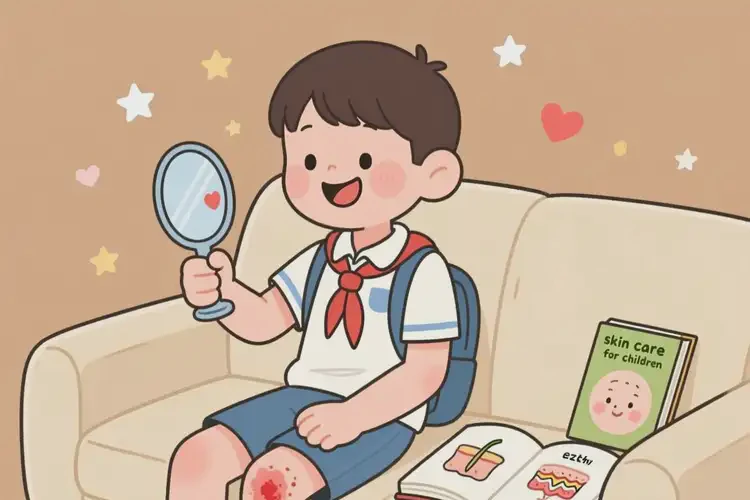 小學(xué)生屁股上偶爾長濕疹可不可以根治(圖1)