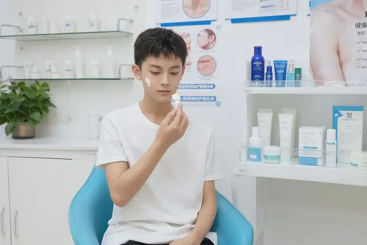 青少年臉上容易長濕疹可以治好嗎(圖2)