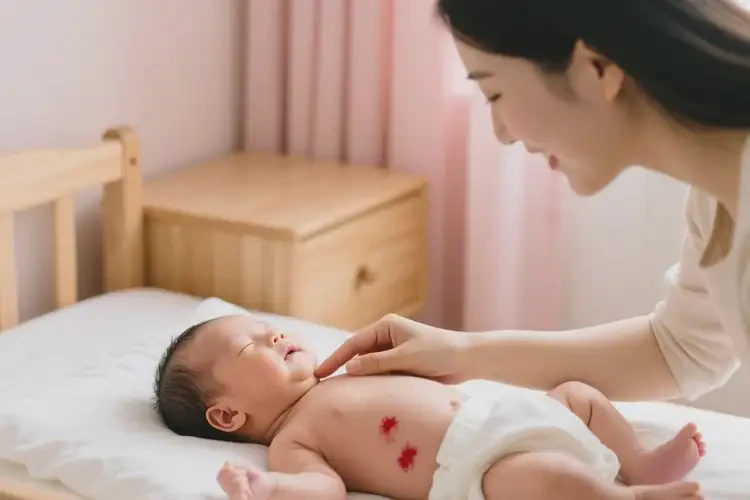 新生兒脖子起濕疹可以治好嗎(圖4)