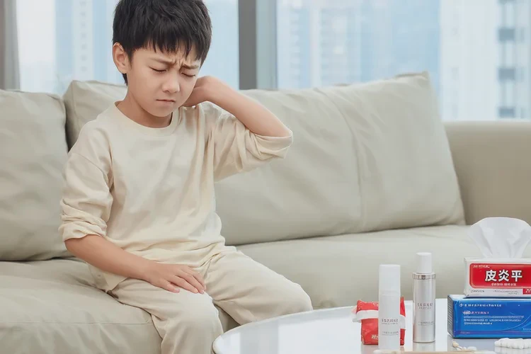 小孩脖子上經(jīng)常起濕疹可以治愈嗎(圖1)