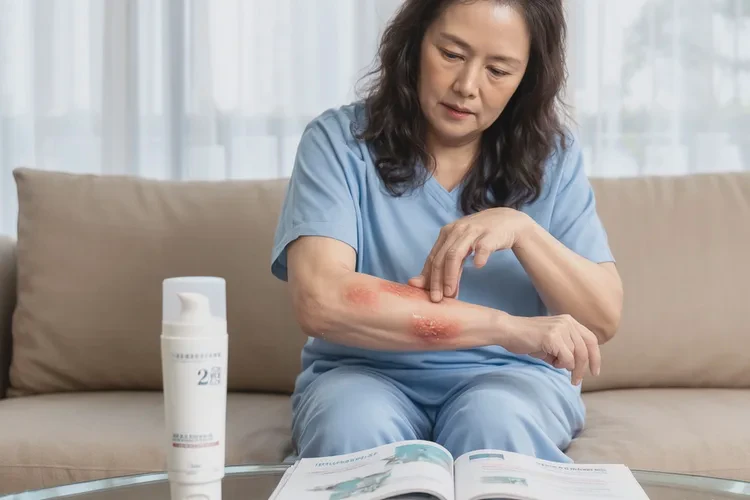 女人手臂上偶爾長(zhǎng)濕疹能靠自己自愈嗎(圖1)