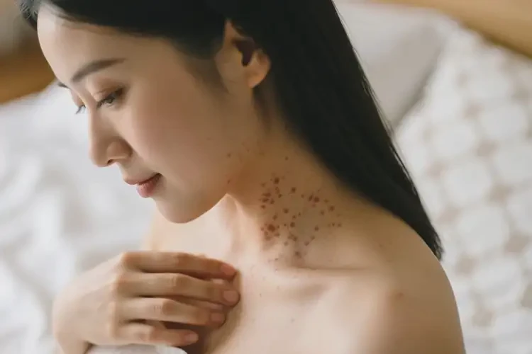 產(chǎn)婦脖子上偶爾長濕疹可以治好嗎(圖3)