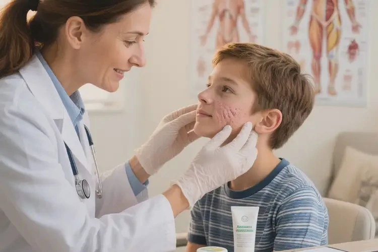 小學(xué)生臉上出濕疹可以治好嗎(圖3)