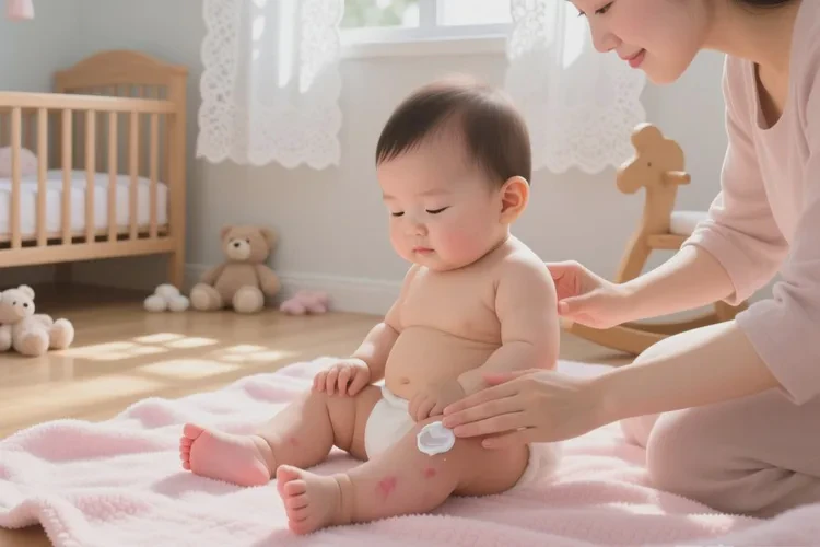 寶寶小腿起濕疹可以治愈嗎(圖1)