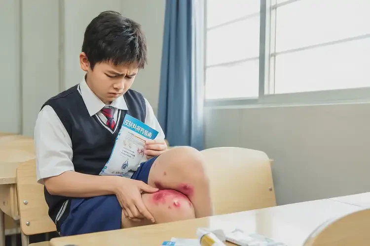 中學(xué)生大腿上長濕疹不管它會自己好嗎(圖4)