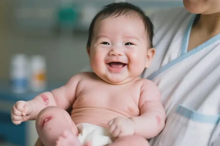 嬰兒四肢偶爾長(zhǎng)濕疹可以治好嗎(圖1)