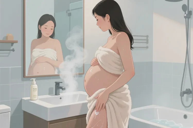 孕婦大腿起濕疹可以治愈嗎(圖1)