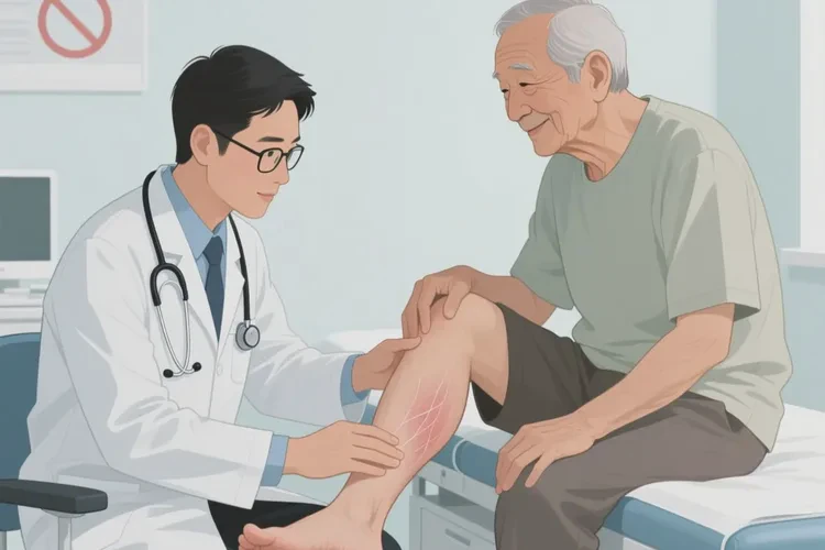 老人小腿上偶爾長(zhǎng)濕疹可以治愈嗎(圖2)