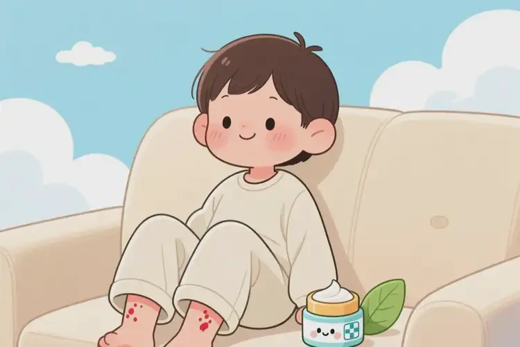 儿童大腿上经常长湿疹可以治好吗(图4)