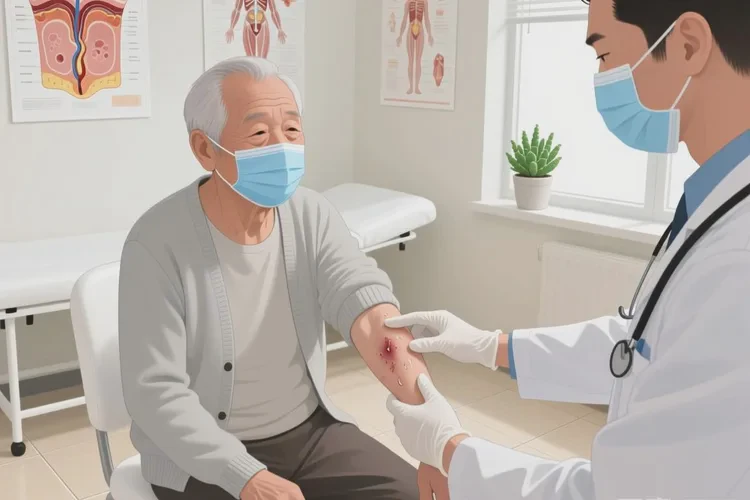 老年人手臂經(jīng)常長濕疹能靠自己自愈嗎(圖4)