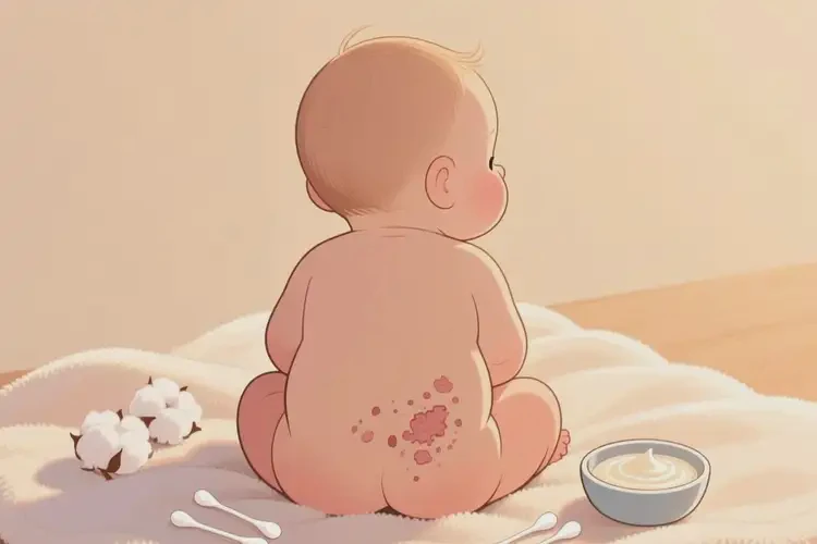 新生兒屁股上起濕疹可以治好嗎(圖3)