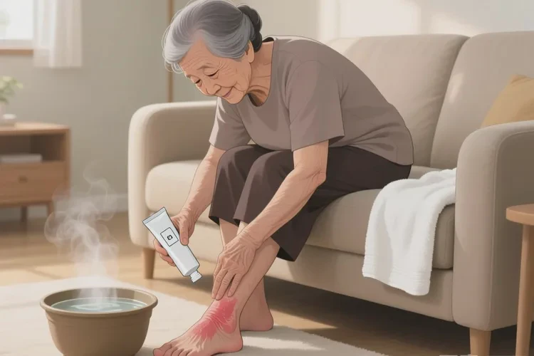 老年人腳上容易起濕疹可以治愈嗎(圖1)