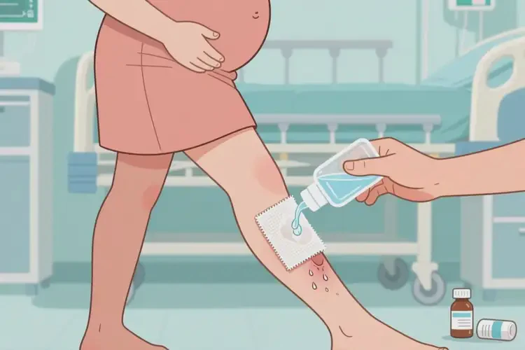 孕婦小腿容易起濕疹可以治好嗎(圖1)