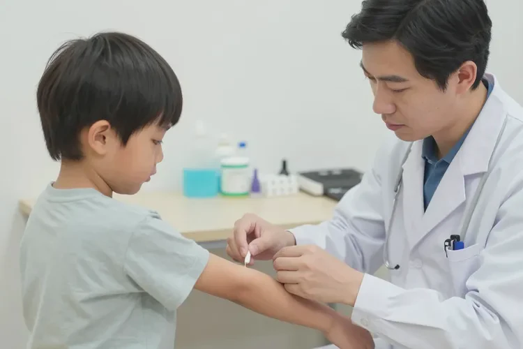 兒童手臂長濕疹可以治愈嗎(圖2)