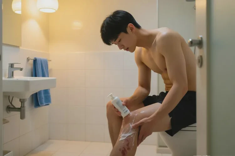 青年人大腿上起濕疹能靠自己自愈嗎(圖1)