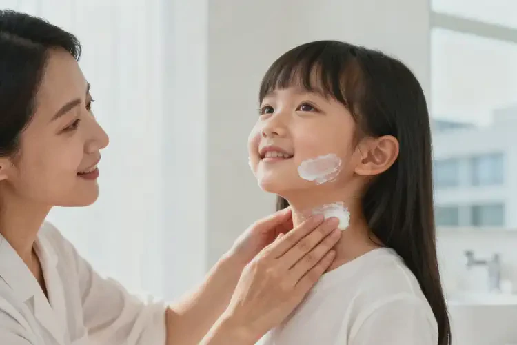 孩子脖子起濕疹能夠徹底治愈嗎(圖3)