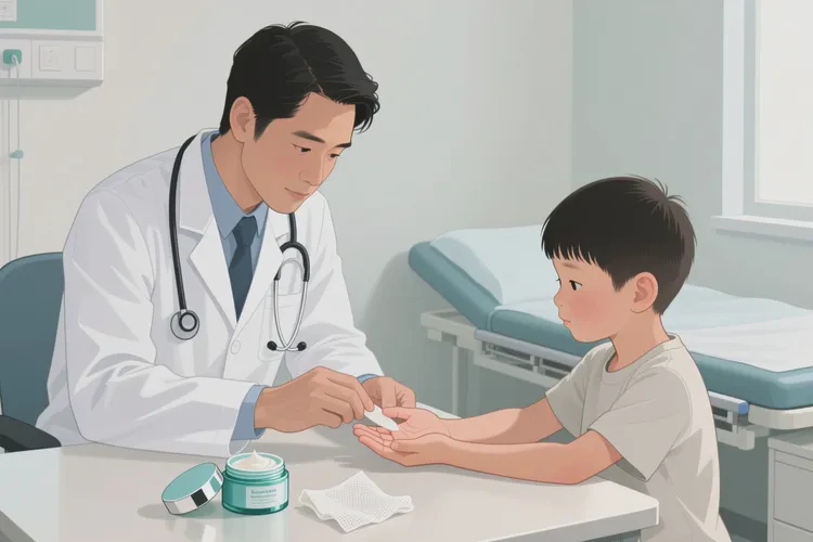 兒童手上長(zhǎng)濕疹可以治愈嗎(圖4)