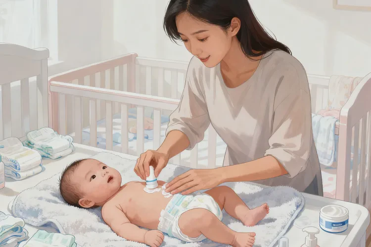 寶寶屁股上出濕疹可以治愈嗎(圖1)