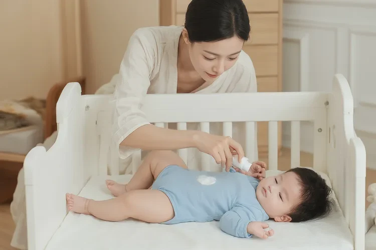 嬰兒屁股有濕疹可以治愈嗎(圖2)